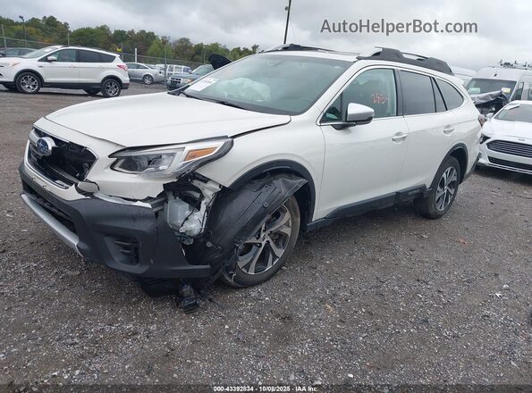 4S4BTAPC5N3243519 2022 SUBARU OUTBACK White წინა მარცხენა ხედი სამი მეოთხედიდან