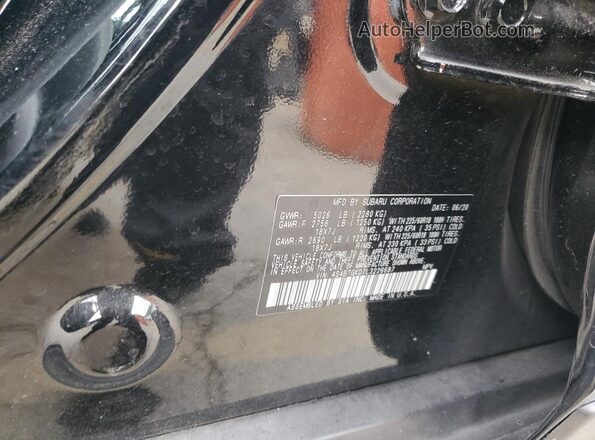 4S4BTGKD7L3226687 2020 SUBARU OUTBACK Black 
