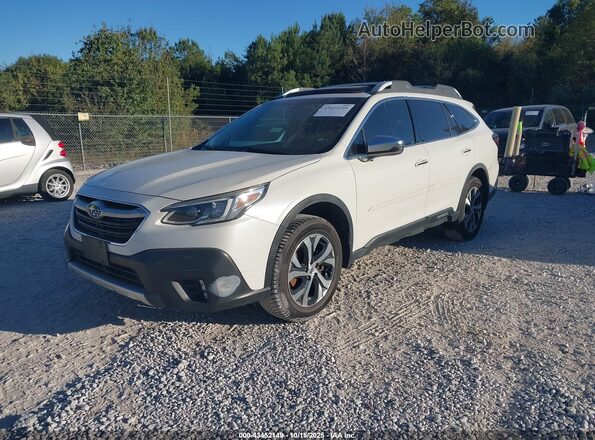4S4BTGPD9L3201217 2020 SUBARU OUTBACK White Vista tres cuartos delantera izquierda