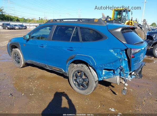 4S4BTGUD7N3239830 2022 SUBARU OUTBACK Синий Задняя левая четверть