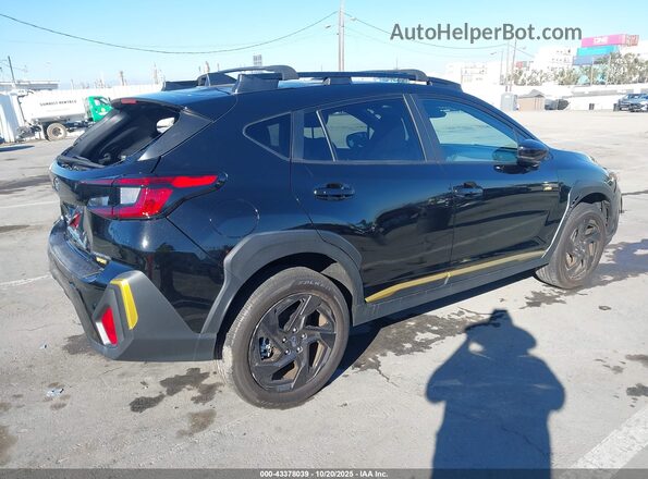 4S4GUHF64R3788172 2024 SUBARU CROSSTREK Black Tył prawy