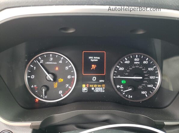 4S4WMACD4R3435713 2024 SUBARU ASCENT Blue Widok zestawu wskaźników
