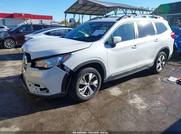 4S4WMACD6L3443061 2020 SUBARU ASCENT White Առջևի ձախ երեք քառորդ տեսարան