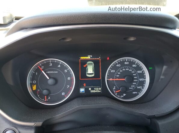 4S4WMACD8M3454659 2021 SUBARU ASCENT Черный Вид щитка приборов