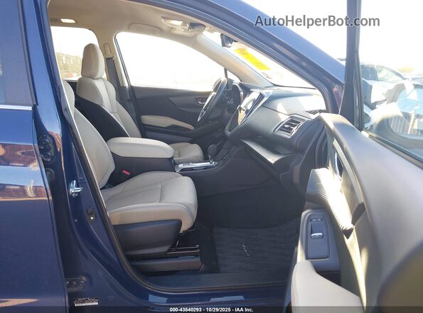4S4WMADD6S3401535 2025 SUBARU ASCENT Blue Widok wnętrza z przodu