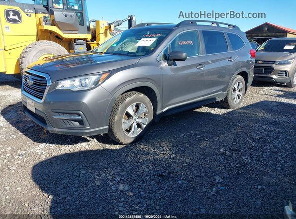 4S4WMAFD3M3419278 2021 SUBARU ASCENT Gray წინა მარცხენა ხედი სამი მეოთხედიდან