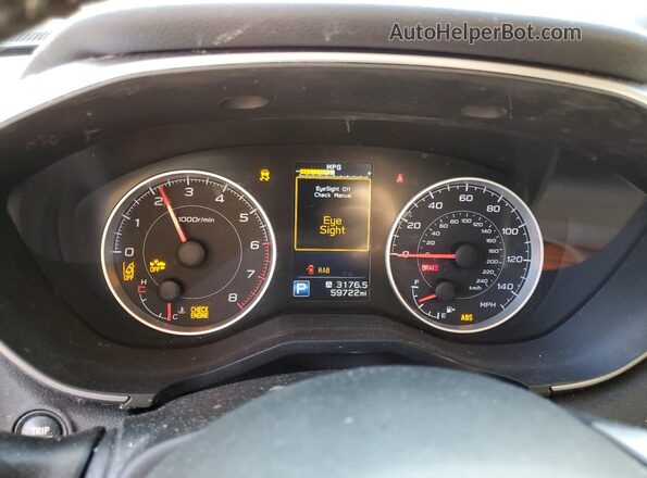 4S4WMAFD5M3414213 2021 SUBARU ASCENT Синий Вид щитка приборов