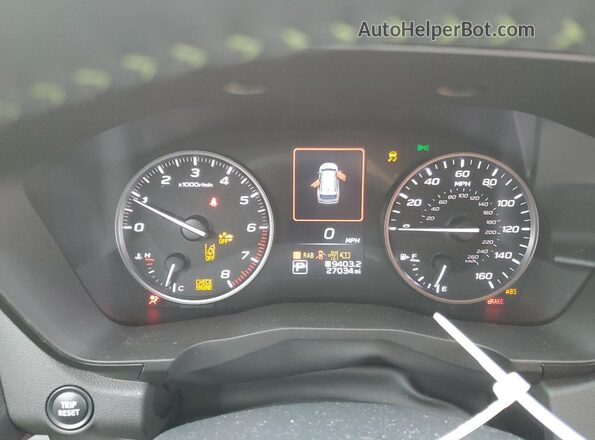 4S4WMAHD2R3431457 2024 SUBARU ASCENT Blue ხელსაწყოთა პანელის ხედი