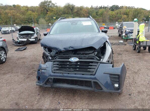 4S4WMAHD8R3462745 2024 SUBARU ASCENT Синий Вид щитка приборов