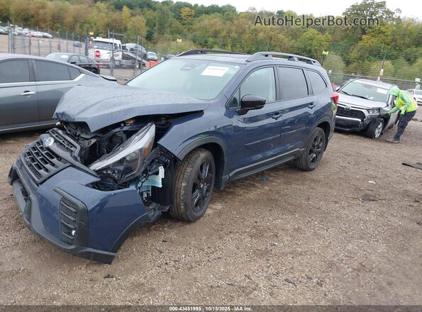 4S4WMAHD8R3462745 2024 SUBARU ASCENT Синий Передняя левая четверть