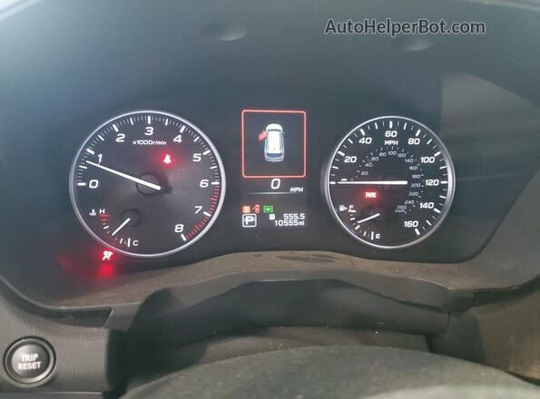 4S4WMAKDXR3460715 2024 SUBARU ASCENT Black Instrument cluster view