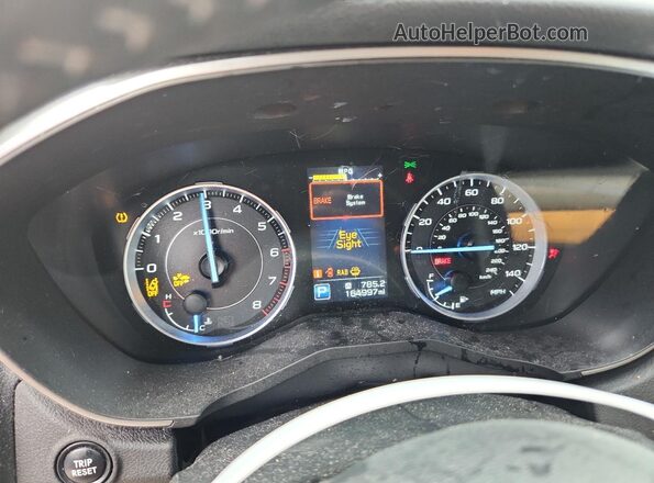 4S4WMALD2L3406282 2020 SUBARU ASCENT Black Widok zestawu wskaźników