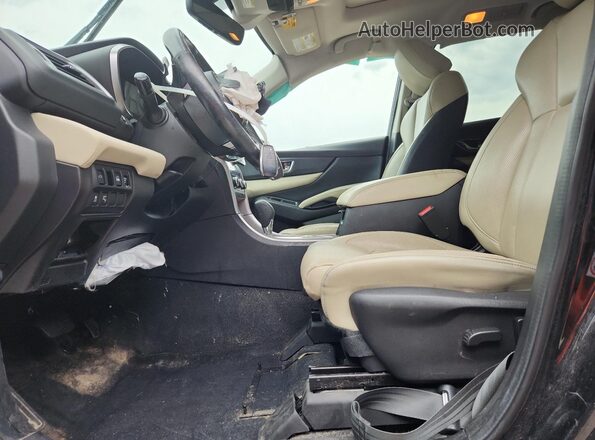 4S4WMALD2L3406282 2020 SUBARU ASCENT Black Widok wnętrza z przodu