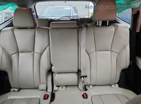 4S4WMALD2L3406282 2020 SUBARU ASCENT Black Widok tylnych siedzeń