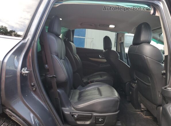 4S4WMAMD4L3410400 2020 SUBARU ASCENT Charcoal Widok wnętrza z tyłu