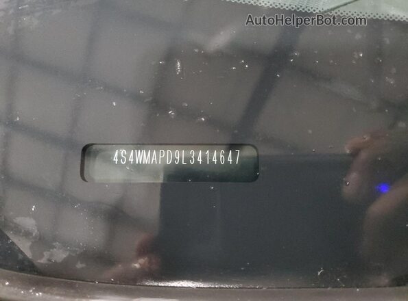 4S4WMAPD9L3414647 2020 SUBARU ASCENT White VIN sticker view