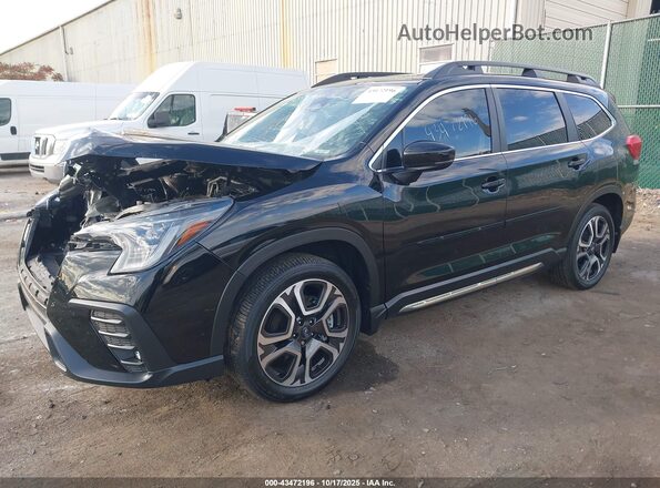 4S4WMAUD7R3416782 2024 SUBARU ASCENT Black წინა მარცხენა ხედი სამი მეოთხედიდან