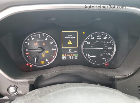 4S4WMAWD8P3427123 2023 SUBARU ASCENT White Instrument cluster view