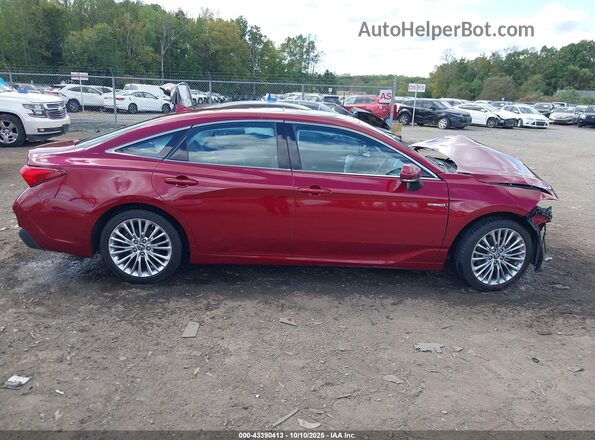 4T1B21FB1KU002171 2019 TOYOTA LIMITED Burgundy 