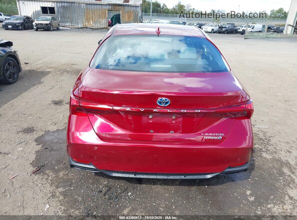 4T1B21FB1KU002171 2019 TOYOTA LIMITED Burgundy 