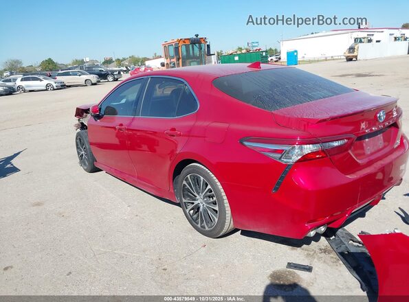 4T1B21HK2KU011121 2019 TOYOTA CAMRY HYBRID Red 