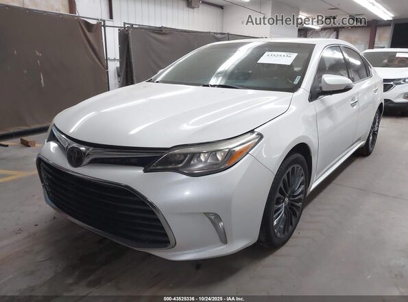 4T1BK1EB2JU271828 2018 TOYOTA AVALON White Առջևի ձախ երեք քառորդ տեսարան