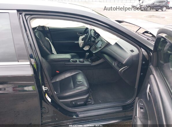 4T1BK1EB4HU256578 2017 TOYOTA AVALON Black Widok wnętrza z przodu