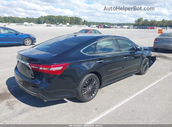 4T1BK1EB7GU233875 2016 TOYOTA AVALON Black უკანა მარჯვენა