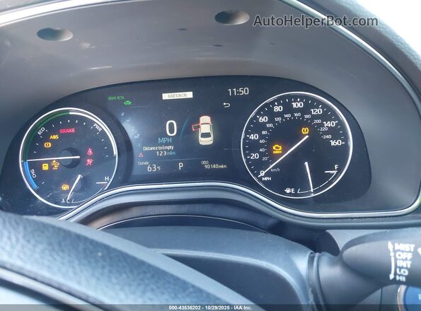 4T1E21FB7LU016039 2020 TOYOTA AVALON HYBRID Silver უკანა სავარძლების ხედი