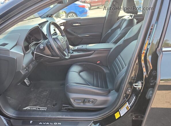 4T1EZ1FB2LU052099 2020 TOYOTA AVALON Black Widok wnętrza z przodu