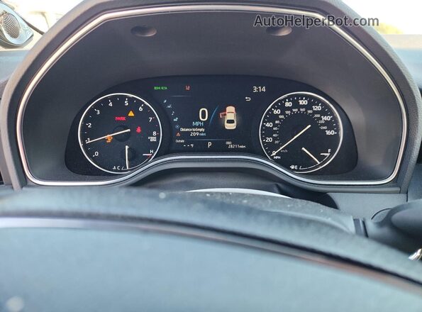 4T1EZ1FB2LU052099 2020 TOYOTA AVALON Black Widok zestawu wskaźników