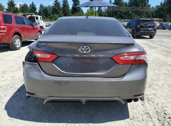 4T1G11AKXLU356790 2020 TOYOTA CAMRY Charcoal უკანა ხედი