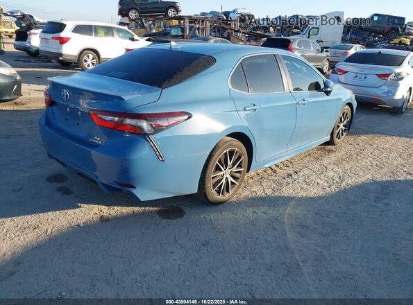 4T1G31AK8RU073338 2024 TOYOTA CAMRY HYBRID Blue Задня права чверть