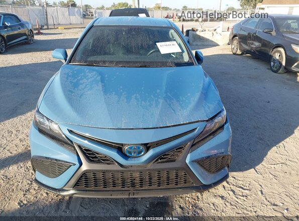 4T1G31AK8RU073338 2024 TOYOTA CAMRY HYBRID Blue Вид щитка приладів