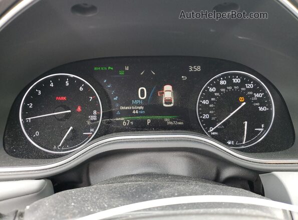 4T1HZ1FB0LU048078 2020 TOYOTA AVALON White Սարքավորումների վահանակի տեսք