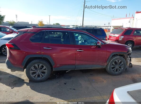 4T3D6RFV0NU081463 2022 TOYOTA LIMITED Темно-бордовый Вид задней части салона
