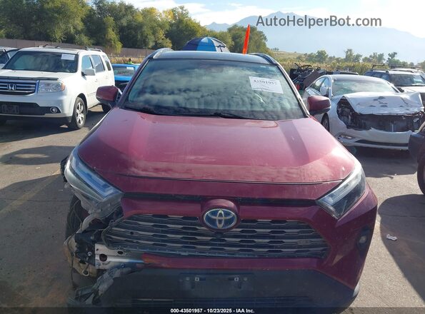 4T3D6RFV0NU081463 2022 TOYOTA LIMITED Темно-бордовый Вид щитка приборов