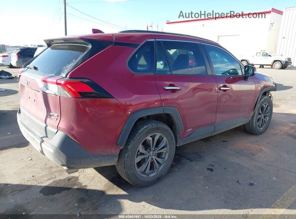 4T3D6RFV0NU081463 2022 TOYOTA LIMITED Темно-бордовый Задняя правая четверть
