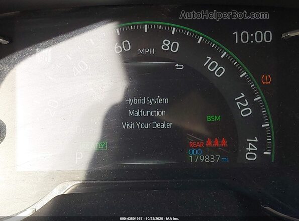4T3D6RFV0NU081463 2022 TOYOTA LIMITED Темно-бордовый 