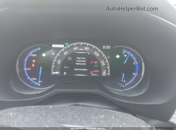 4T3D6RFV7MU056798 2021 TOYOTA LIMITED Blue Vista de los asientos traseros