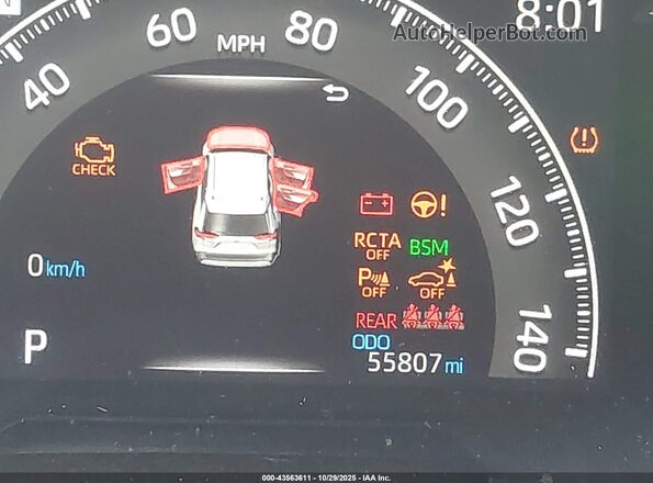 4T3D6RFV7MU056798 2021 TOYOTA LIMITED Blue 