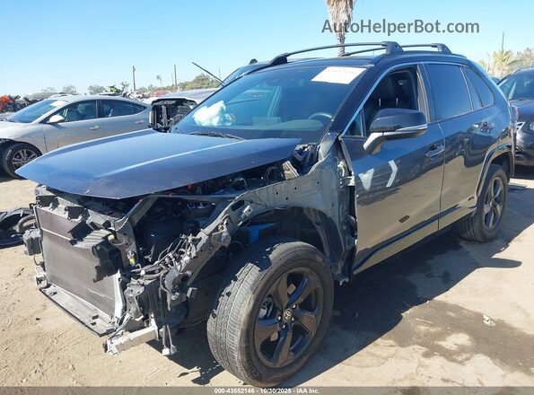 4T3E6RFV1MU032243 2021 TOYOTA RAV4 HYBRID Gray წინა მარცხენა ხედი სამი მეოთხედიდან