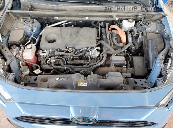 4T3E6RFV2NU088502 2022 TOYOTA RAV4 Blue Vista interior trasera
