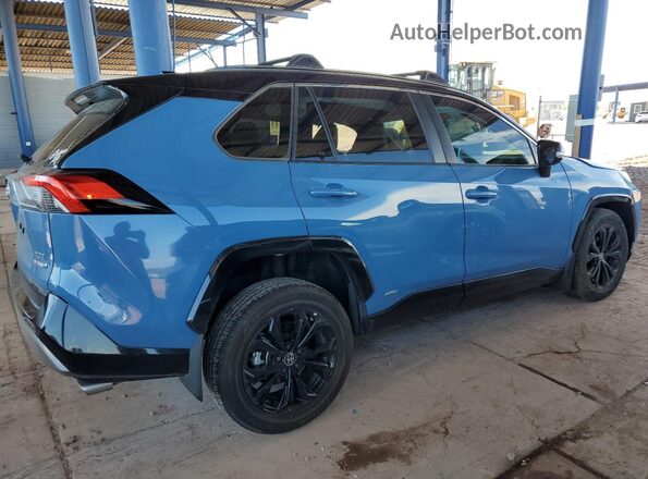 4T3E6RFV2NU088502 2022 TOYOTA RAV4 Blue Trasero derecho