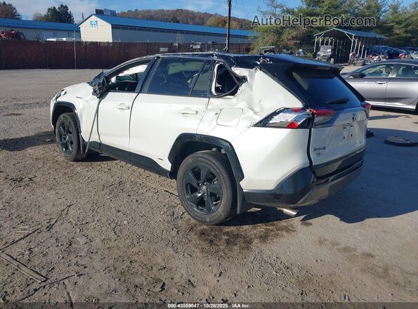 4T3E6RFV4MU030843 2021 TOYOTA RAV4 HYBRID Белый Задняя левая четверть