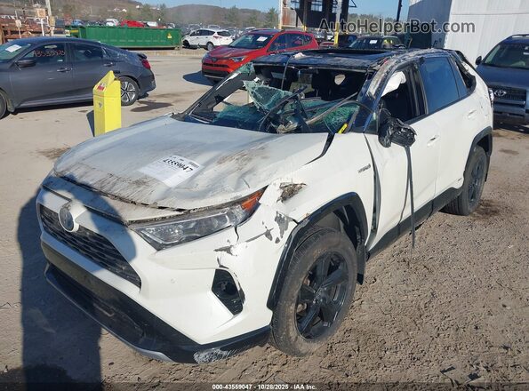 4T3E6RFV4MU030843 2021 TOYOTA RAV4 HYBRID Белый Вид спереди