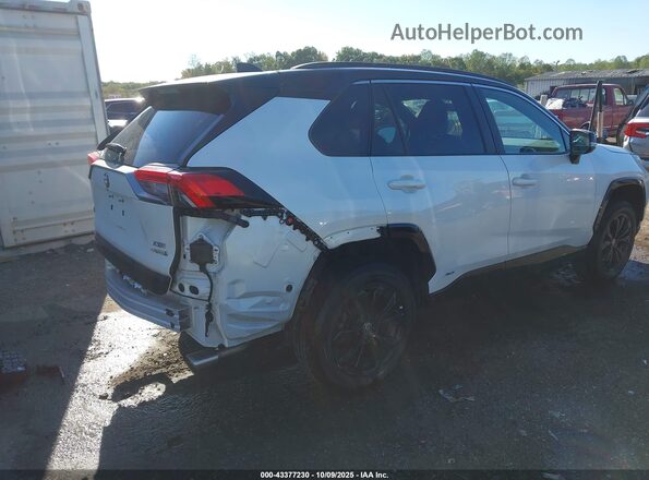 4T3E6RFV4NU073127 2022 TOYOTA RAV4 HYBRID White Rear right