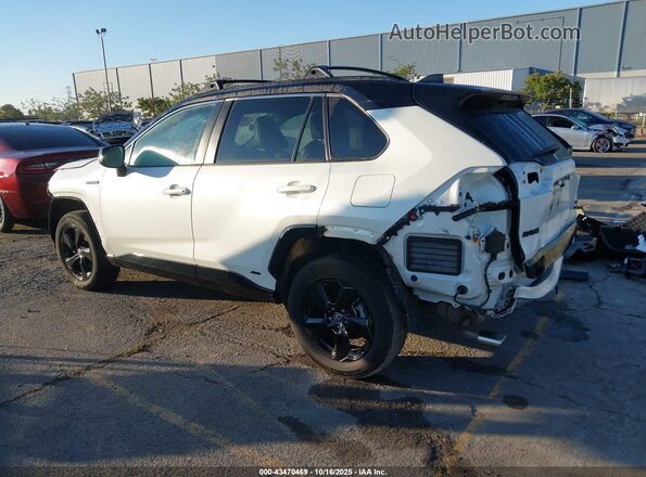 4T3E6RFV9MU044723 2021 TOYOTA RAV4 HYBRID Белый Задняя левая четверть