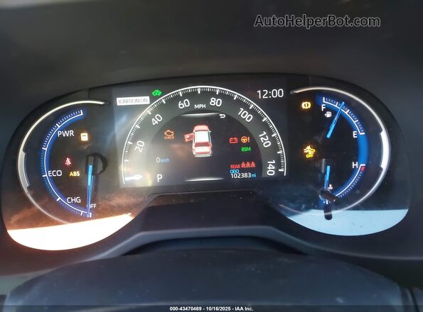 4T3E6RFV9MU044723 2021 TOYOTA RAV4 HYBRID Белый Вид задних сидений