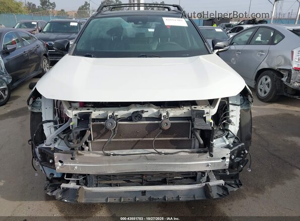 4T3E6RFV9MU052420 2021 TOYOTA RAV4 HYBRID Белый Вид щитка приборов